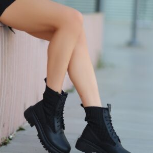 Alternative view of Utag Siyah Cilt Bağcıklı Bot