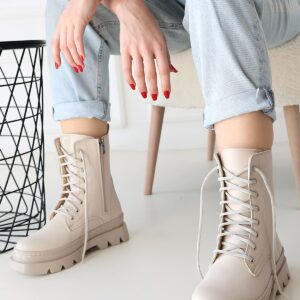 Alternative view of Orge Bej Cilt Bağcıklı Bot