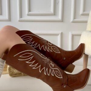 Alternative view of Jilla Taba Cilt Tak Çıkar Topuklu Bot Ve Çizme