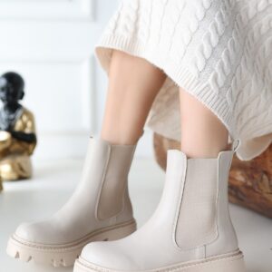 Alternative view of Ninle Bej Cilt Topuklu Bot