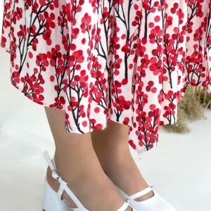 Alternative view of Jecci Beyaz Cilt Topuklu Ayakkabı