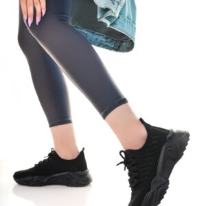 Alternative view of Ante Siyah Triko Bağcıklı Spor Ayakkabı