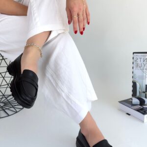 Alternative view of Narli Siyah Cilt Oxford Ayakkabı