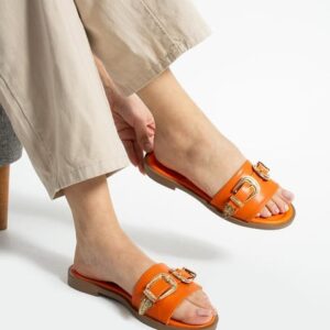 Alternative view of Sene Turuncu Cilt Terlik