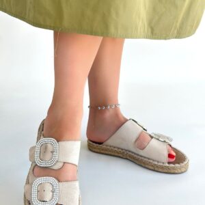 Alternative view of Hertas Bej Nubuk Tokalı Terlik