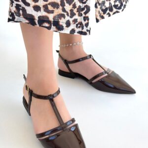 Canca Kahverengi Rugan Babet Ayakkabı