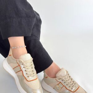 Alternative view of Tanwe Bej Cilt Bağcıklı Spor Ayakkabı