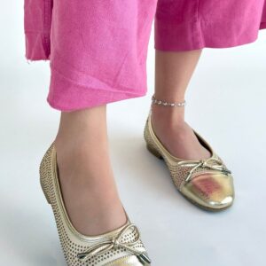 Etya Gold Cilt Babet Ayakkabı