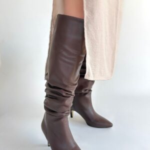 Alternative view of Zelya Kahverengi Cilt Topuklu Çizme