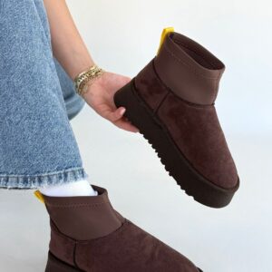 Cuen Kahverengi Süet Bot