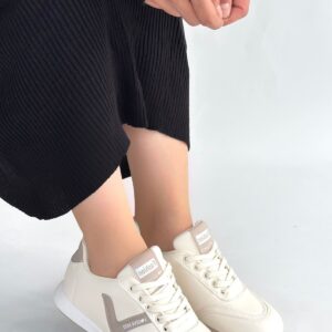 Alternative view of Jowen Bej Cilt Vizon Detaylı Bağcıklı Spor Ayakkabı