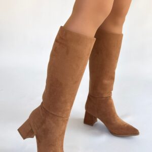 Alternative view of Roksa Taba Süet Topuklu Çizme