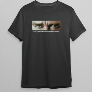 10 Kasım Unisex Atatürk Baskılı T-shirt - Siyah