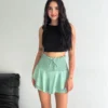 Ayrobin Şortlu Etek - Su Yeşili
