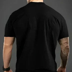 Alternative view of Erkekler İçin Tişörtler, Komik 'Multitasker' Baskılı Tişört, Yaz İlkbahar Sonbahar İçin Günlük Kısa Kollu Oversize Tişört, Hediye Olarak Üstler - Siyah