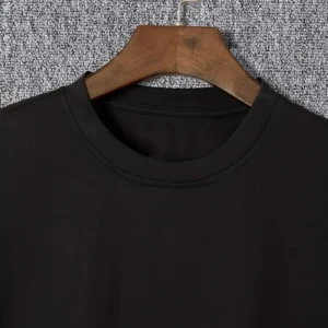 Alternative view of 20/1 Penye Compack I TRIED TO WARN YOU. Baskılı Oversize Bisiklet Yaka T-shirt - Siyah