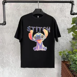 Alternative view of Bisiklet Yaka Kısa Kol Çocuk Baskılı T-Shirt - Siyah