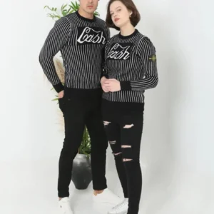 Alternative view of Erkek Bisiklet Yaka Yün Örmeli Triko Kazak - Siyah