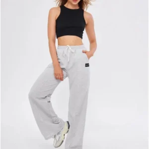 Alternative view of İki iplik Bol Paça Eşofman Pantalon - Gri