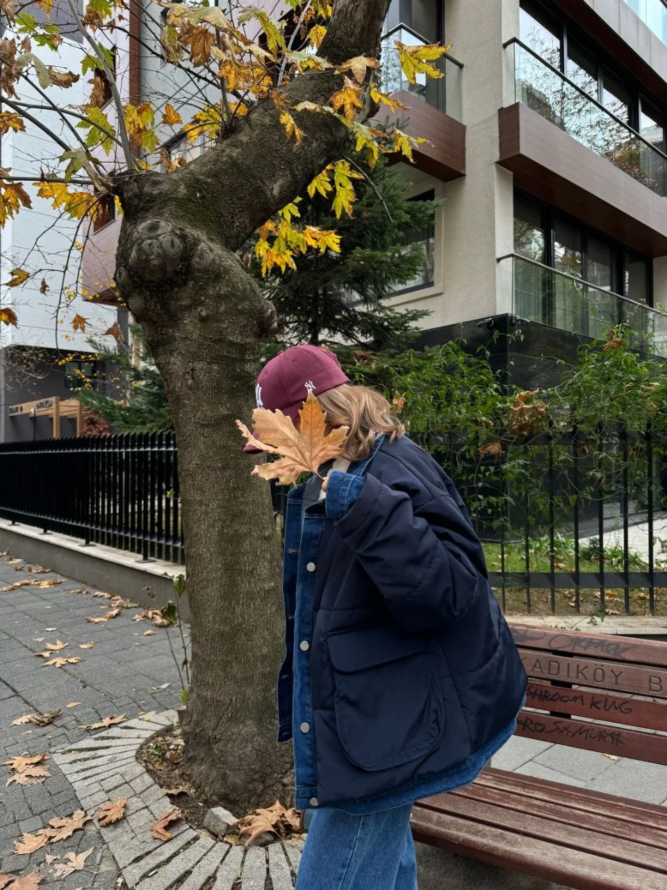 Jeans Detaylı Cıtcıtlı CEKET - Lacivert - Görsel 6