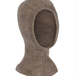 Kışlık Tam Kalıp Boğazlı Dokuma Triko Bere - Vizon