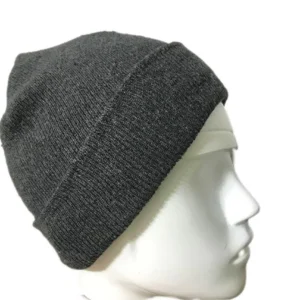 Kışlık Tam Kalıp Çocuk Triko Bere - Antrasit