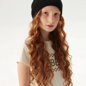 Kız Çocuk Katlamalı Basic Bere - Siyah