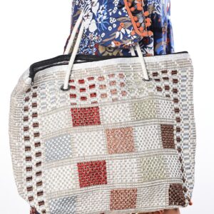 Ajda Renkli Plaj Çantası