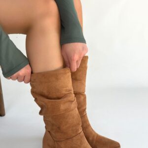 Alternative view of Titen Taba Süet Körüklü Çizme