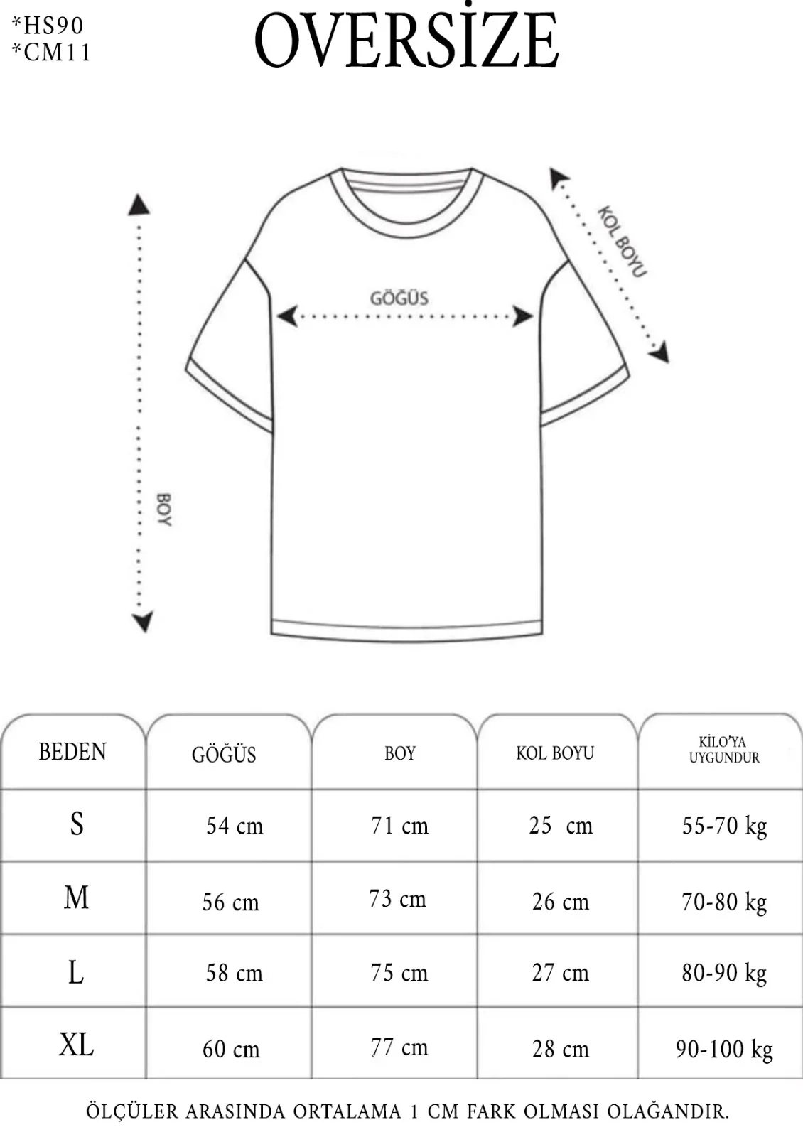 Unisex Bisiklet Yaka Baskılı Oversize T-Shirt - Siyah - Görsel 8