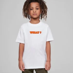 Alternative view of Çocuk Unisex Baskılı T-Shirt - Beyaz