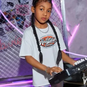 Çocuk Unisex Baskılı T-Shirt - Beyaz