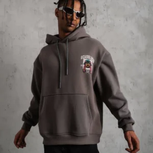 Alternative view of Erkek SCHOOL BOY Baskılı Kapüşonlu Sweat - Gri