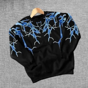 Alternative view of Erkek Yıldırım Bisiklet Yaka Sweat - Siyah