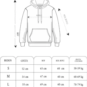 Alternative view of Kadın Uzun Kol Kapşonlu Basic Sweatshirt hoodie - Siyah