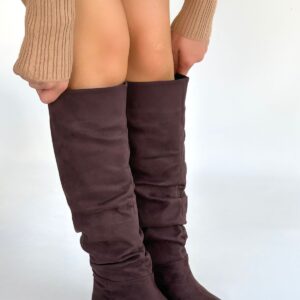 Alternative view of Winda Kahverengi Süet Körüklü Çizme