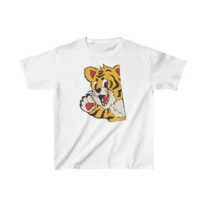 Unisex Çocuk Baskılı T-Shirt - Beyaz